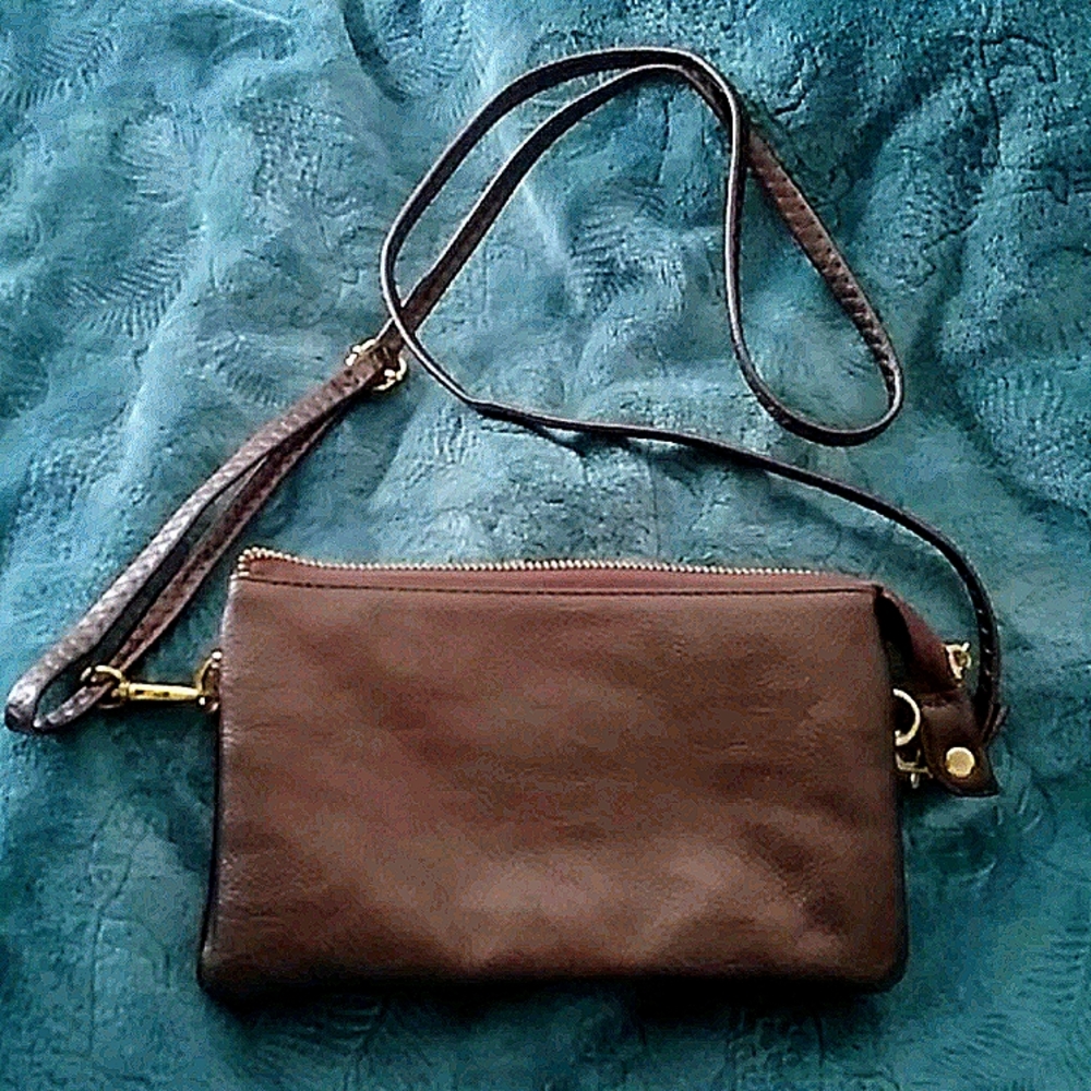Bronze brown Crossbody purse